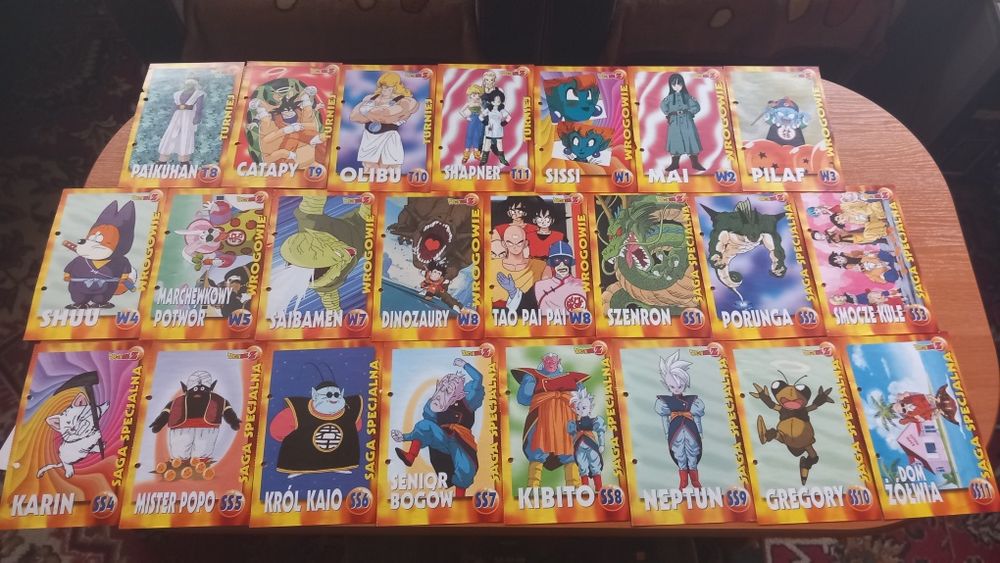 123 Karteczki po polsku szachy Dragon Ball Z plus segregator