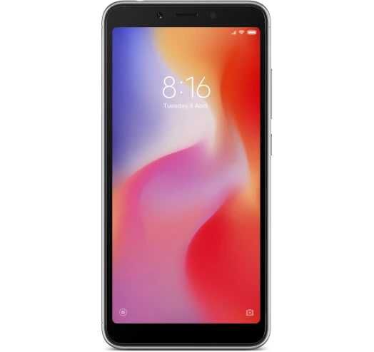 Смартфон Xiaomi Redmi 6 4/64 Grey 5.45" IPS, 12+5 Мп Helio P22 3000mAh