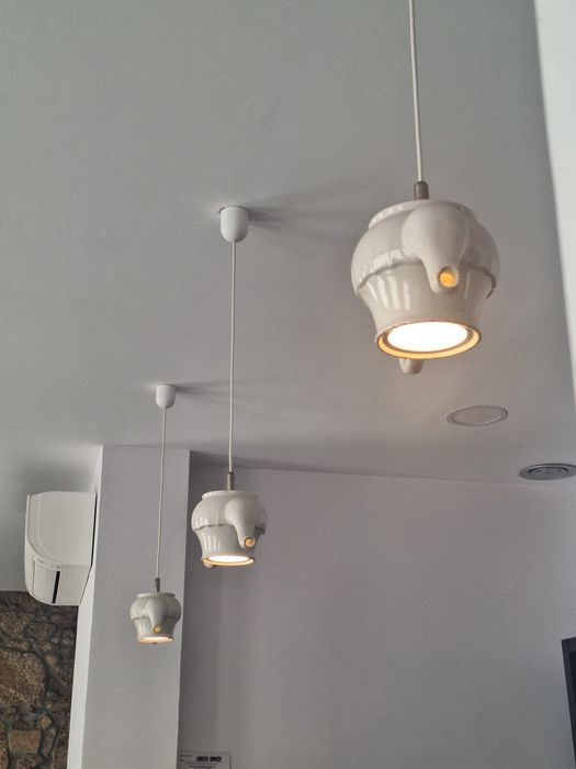 Candeeiro formato bule