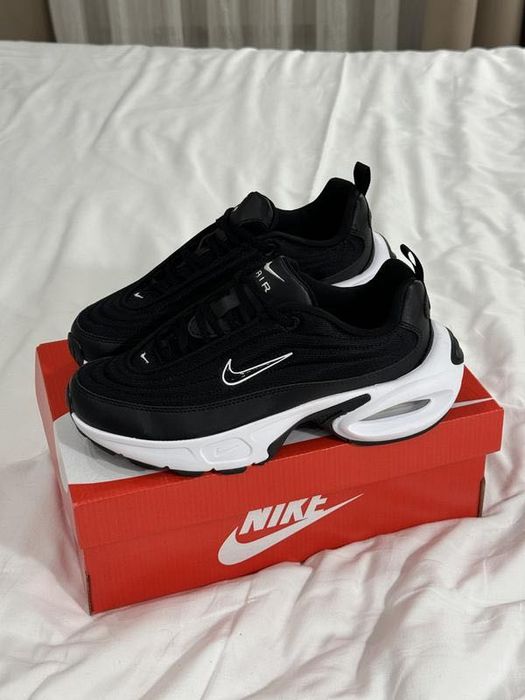 ФЛАГМАН! Nike Air Max Portal White Black 36 37 38 39 40 41 найк аір макс портал білі чорні чорно-білі