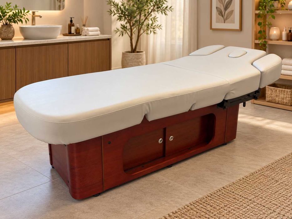 Profesjonalny stół do masażu i zabiegów SPA klasy premium.