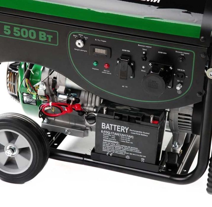 Генератор бензиновий APRO 5.5 кВт, Електричний пуск