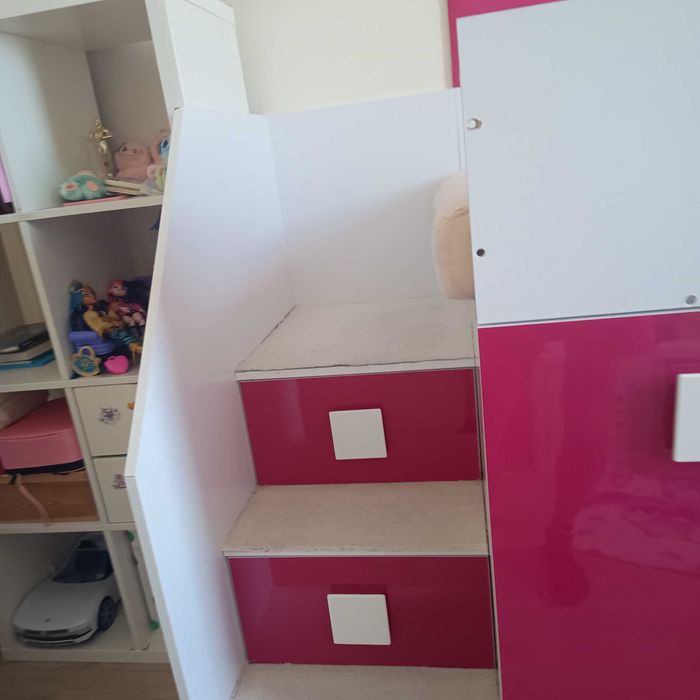 Łóżko piętrowe na andresoli