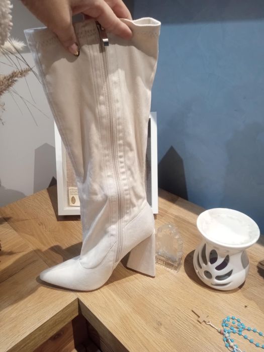 Eleganckie długie kozaki