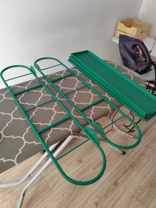 2 zielone  półki ścienne  metalowe  IKEA FÄRGSÄTTARE loft / retro