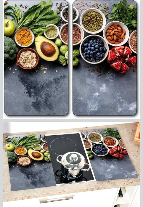 Osłona na płytę indukcyjną, deska do krojenia