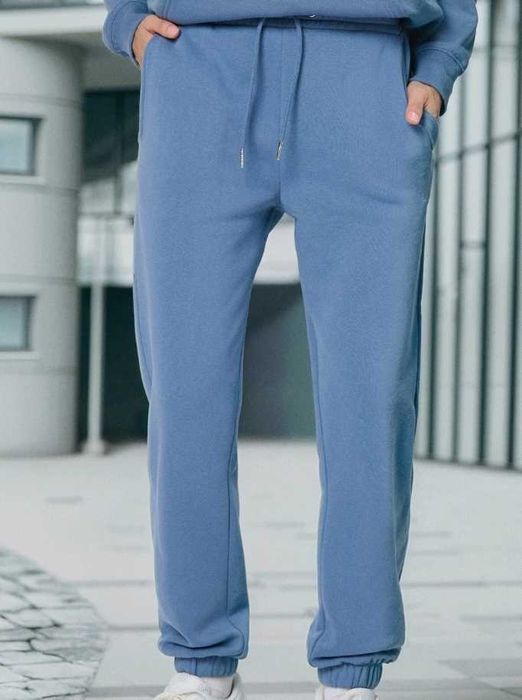 Трикотажні джогери XL жіночі штани ХЛ Колір steel blue Знижка