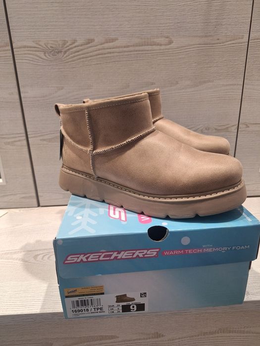 Buty zimowe śniegowce damskie Skechers r. 39  jak ugg lub emu