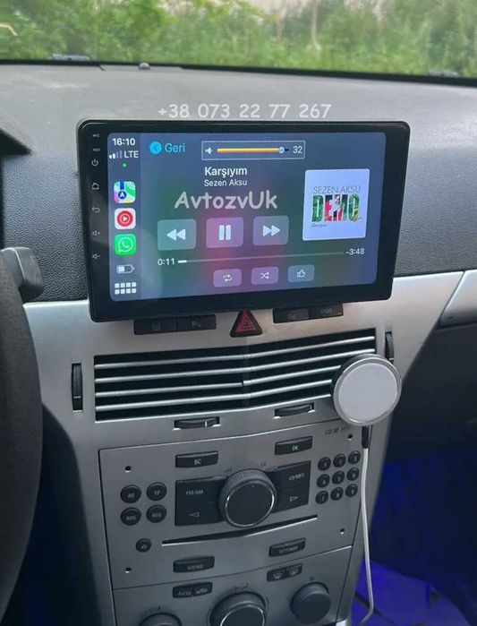 Магнітола ZAFIRA B C Opel ASTRA H G VECTRA C MERIVA CarPlay Андроїд 16