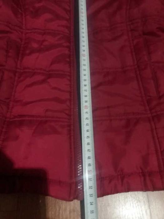 Kurtka/płaszczyk burgundowy jesień zima (283)