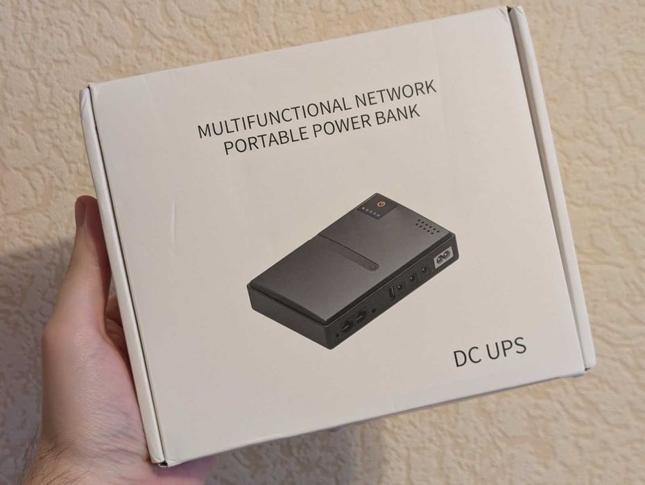 UPS бесперебойник для роутера DC-1018L 12000 mAh (c аккумуляторами!)