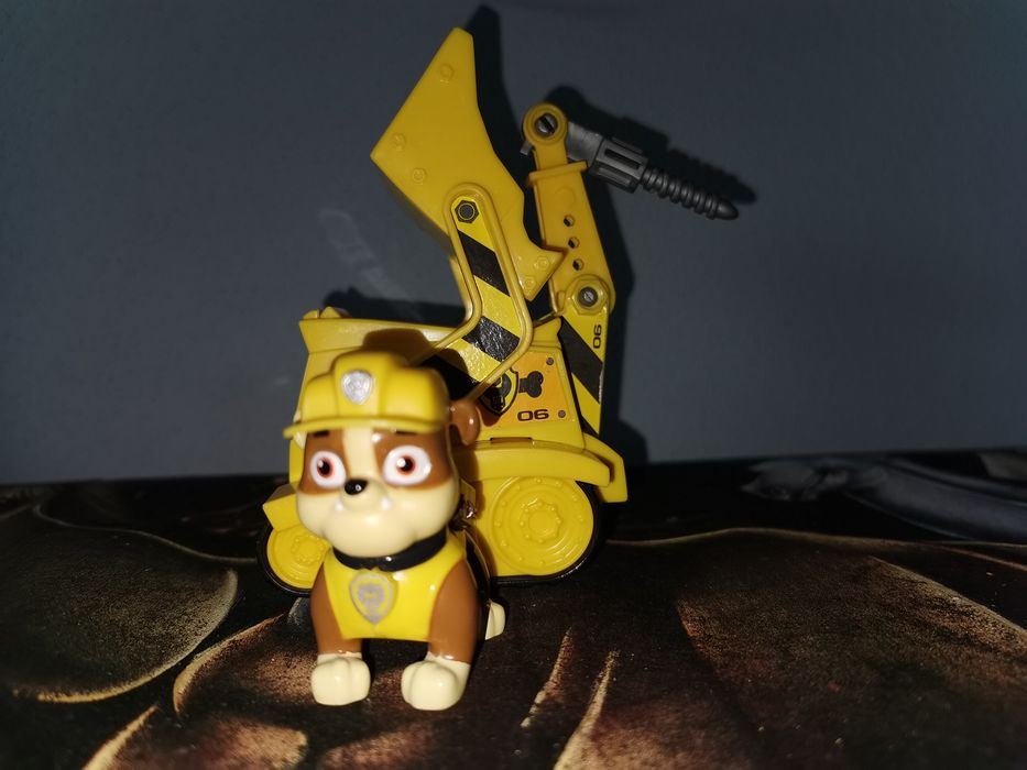 Pojazd psi patrol patrol rubble, spychacz rubbla l, koparka rubbla