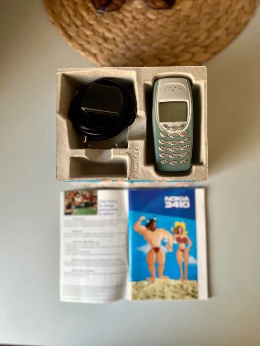 [Vintage] Nokia 3410 PL (Made in Germany) kompletny zestaw