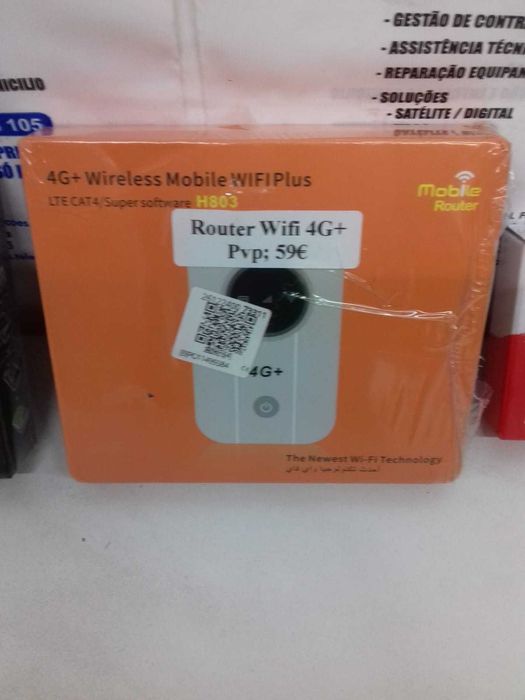 Router 4G+ Novos Selados