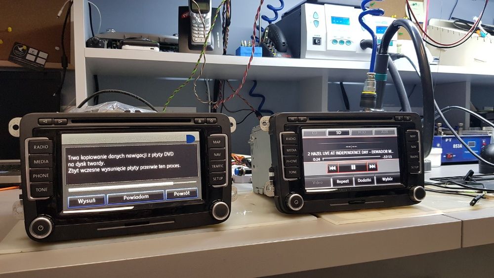 RNS 510 Polskie Menu Lektor Mapa 2020 V17 Radio KOD, Serwis NAPRAWA