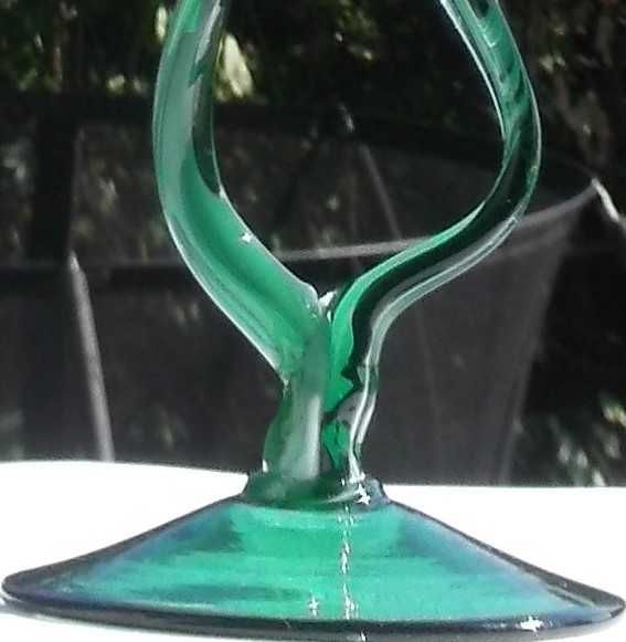 Szklany świecznik HSO "Makora" Krosno