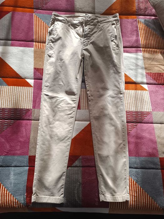 Calças Beje Zara novas