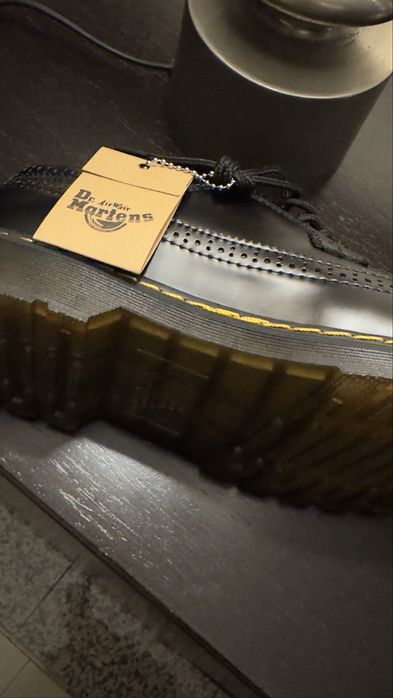 Dr. Martens 1461  Brogue Black Smooth -  Entrega Imediata  nº 44 1/2 *