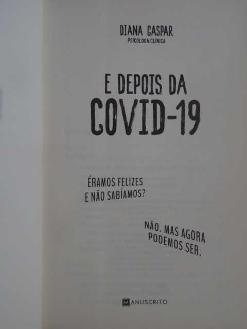 E Depois da Covid-19 by Diana Gaspar – 1st Edition64740537249411121