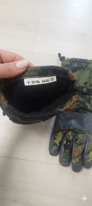 Зимові тактичні рукавиці Бундесверу (BW) — Flecktarn (Kälte-/Nässeschutz)