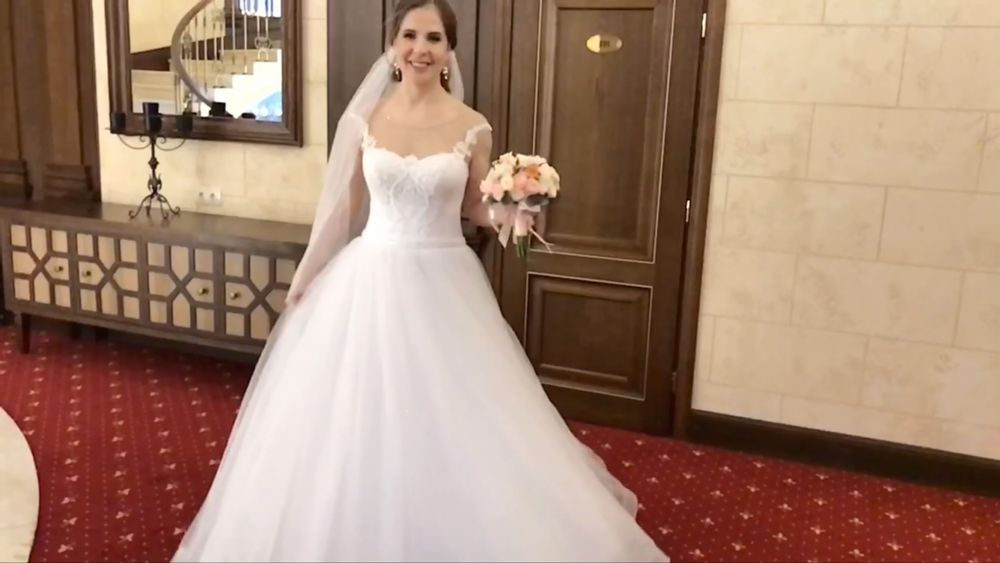 Шикраное свадебное платье весільна сукня Шита під замовлення