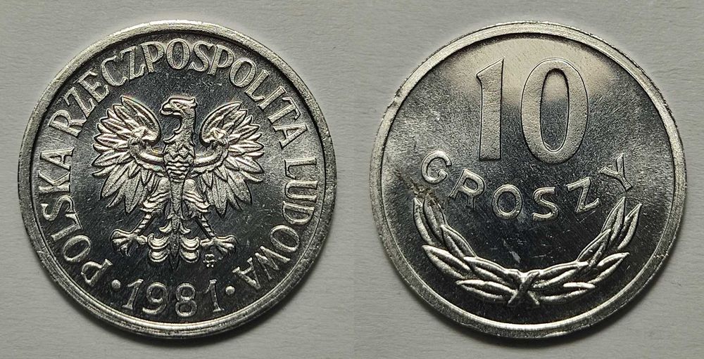 10 gr 1981, mennicza, destrukt, "duch"