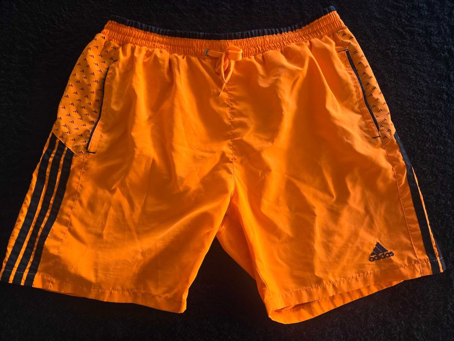 adidas neonowe szorty kąpielowe xl / xxl