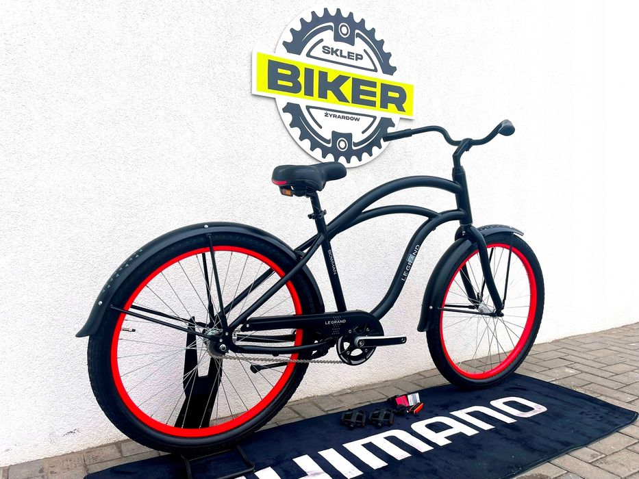 Stylowy Rower Cruiser KROSS LE GRAND BOWMAN 26 Rama M/18" MIEJSKI