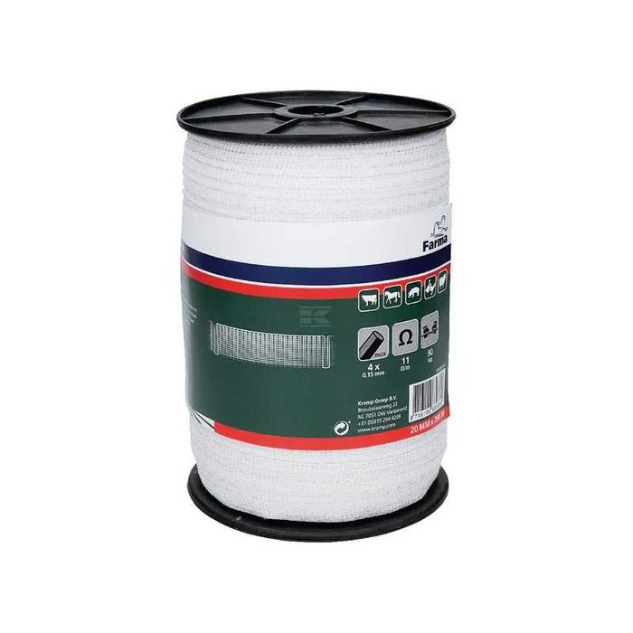 Taśma ogrodzeniowa do pastucha 20mm Farma 704008FA