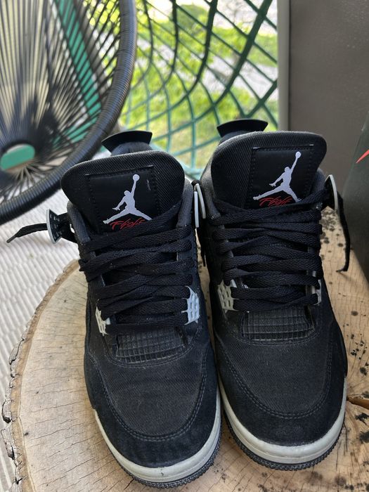 Jordan 4 Blac Canvas