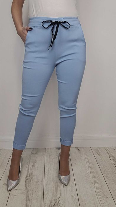 10 KOLORÓW Cygaretki S-XXL eleganckie spodnie damskie