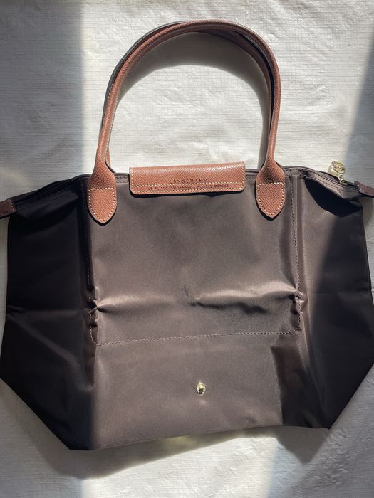 mala longchamp castanha