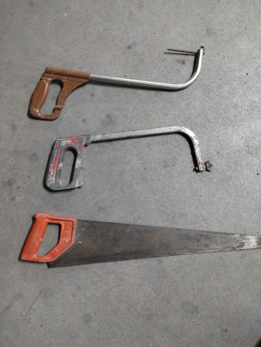 Construção Civil: Tocha maçarico gás, Régua, Esquadro, Nível, Serrote