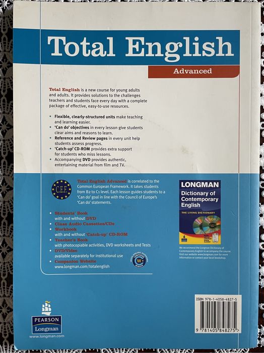 Podręcznik do nauki języka angielskiego Total English Advanced