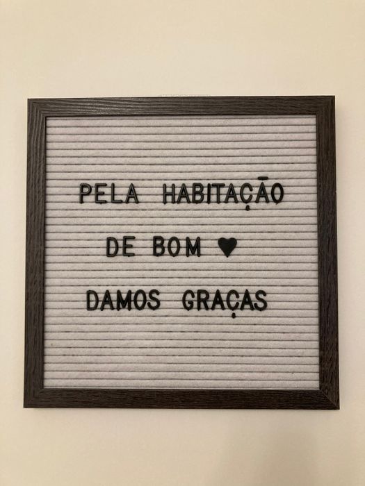 Quadro com letras - letter board 30x30cm64309672028673120