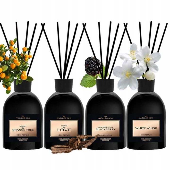 4szt X 250ml Zapach Do Domu Patyczki Prezentowy Dzień Kobiet 1000ml