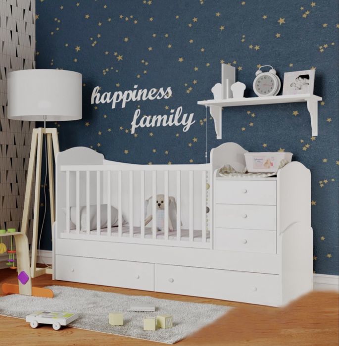 Дитяче ліжко, ліжечко з маятником, від народження до 12 років Дубно