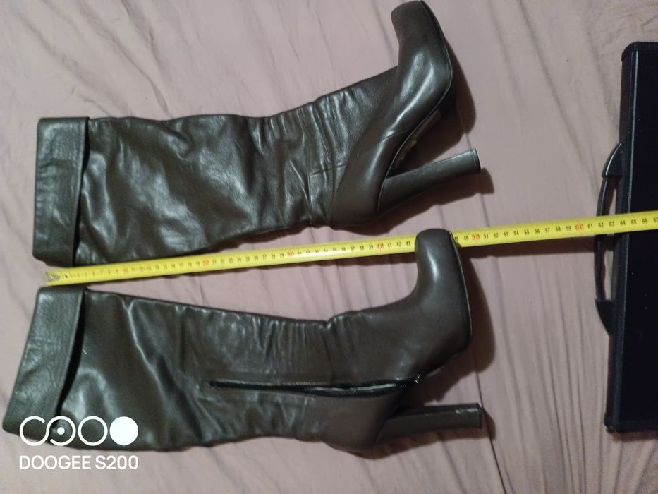 Чоботи жіночі 38 Fellini шкіра стан і заміри на фото