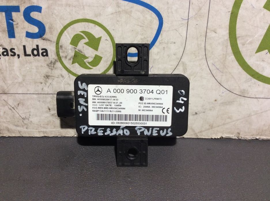 Modulo Pressão Pneus Mercedes class A w 176  A0009003704