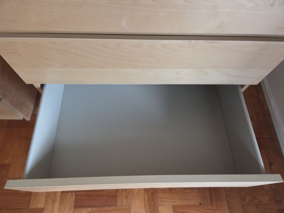 Cómoda MALM c/ 6 gavetas