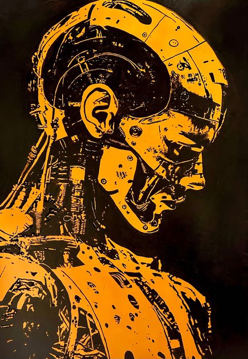 Pintura Original A3 em acrílico