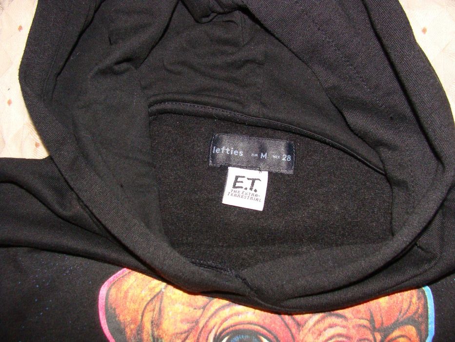 Camisola com Capuz Preta - E.T. The Extra-Terrestrial