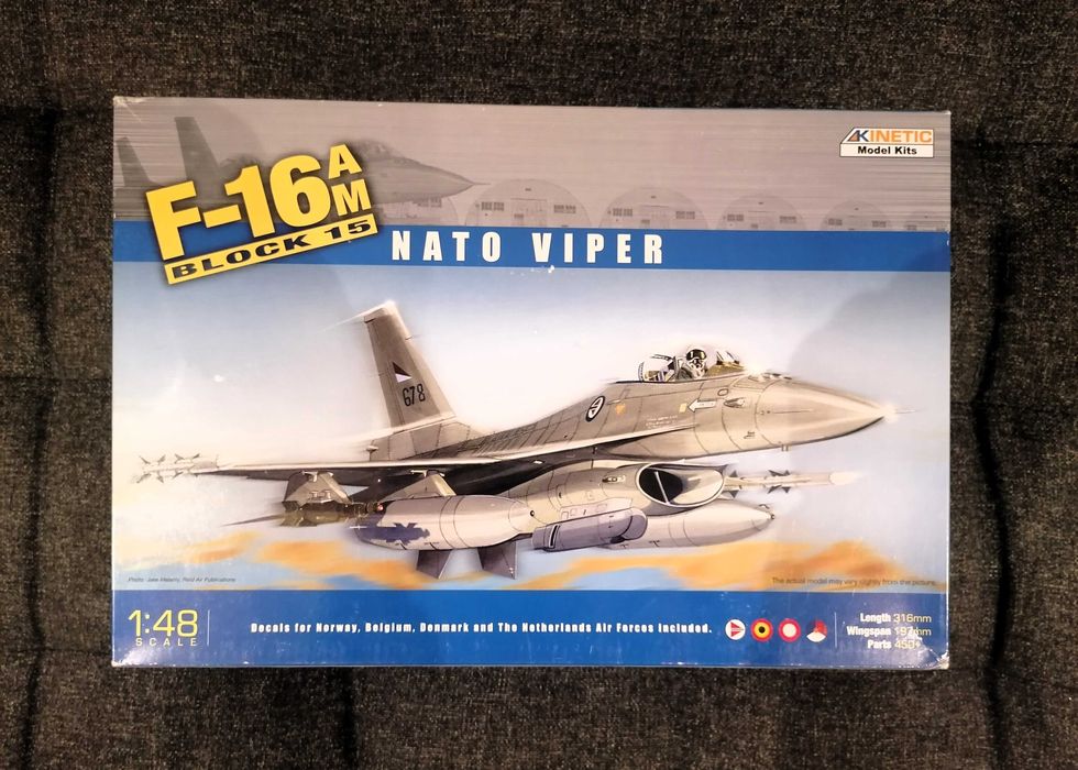 F-16 AM Block 15 MLU Nato Viper - Kinetic 1/48 + Aftermarket