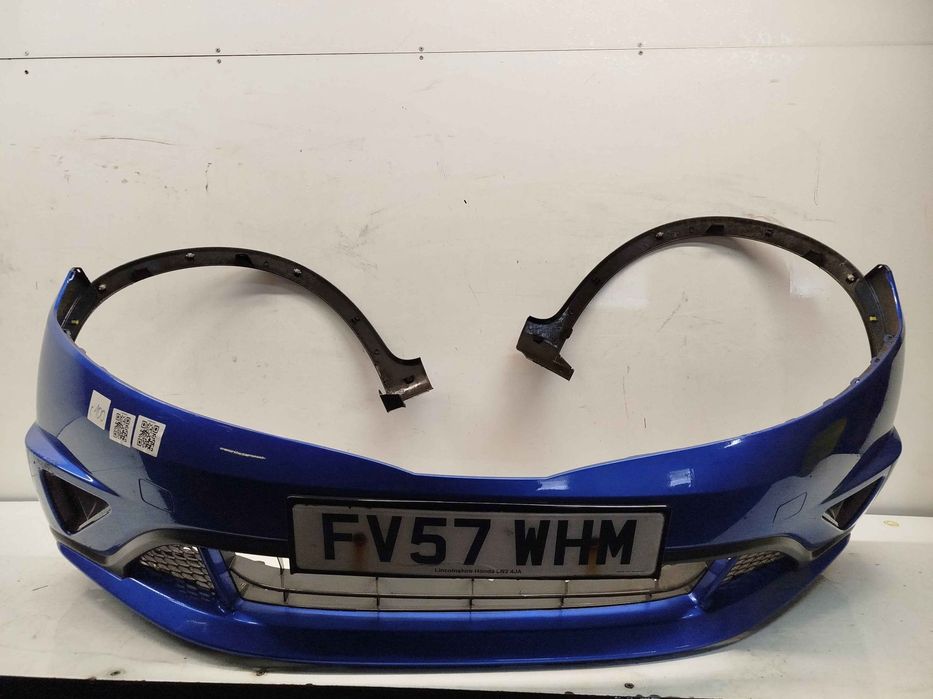 ^ ZDERZAK PRZÓD PRZEDNI HONDA CIVIC 8 VIII GRAN TURISMO TYPE S R LISTWY BŁOTNIKÓW B520P NIEBIESKI