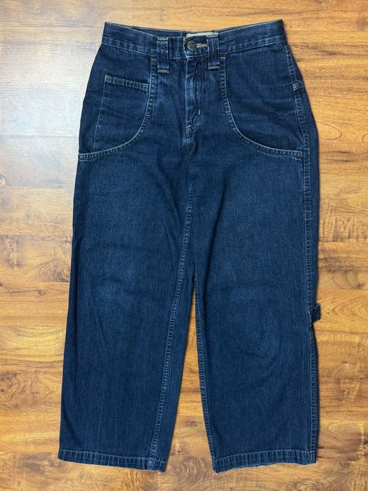 Spodnie jeansowe baggy mega jean jeansy vintage y2k Lee Pipes S