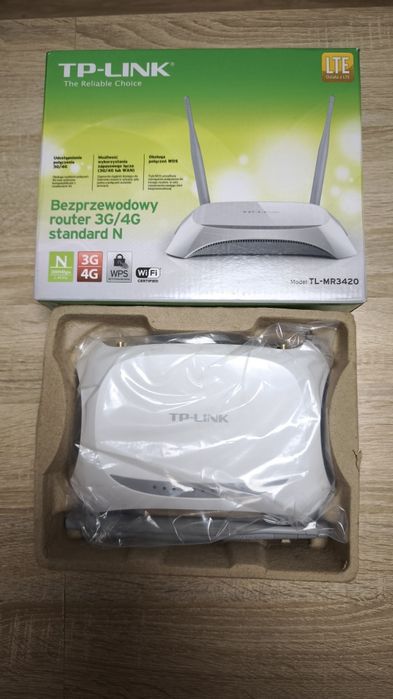 Do garażu lub na działkę TPLink TL-MR3420 router 3G/4G standard N
