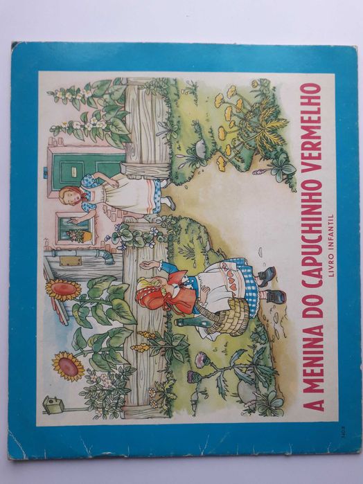 menina capuchinho vermelho antigo vintage raro ideal para colecionador