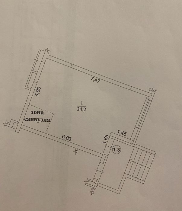 Оренда приміщення 34.2 кв.м  під салон,офіс,Позняки, вул Пчілки 7
