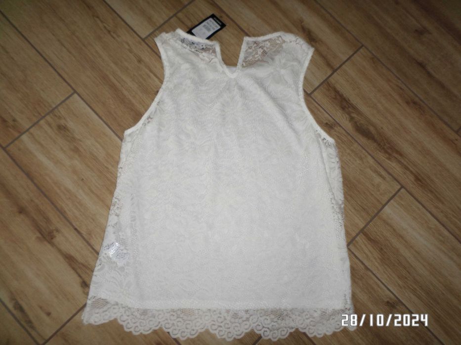 nowa -koronkowa bluzka damska-40-M/L-NEW LOOK