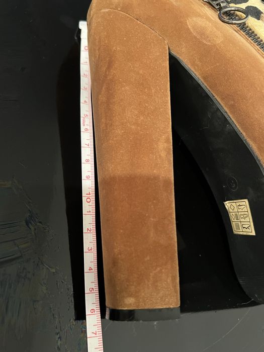 Botim Retro padrão leopardo